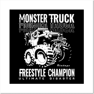 Monster Truck Posters and Art